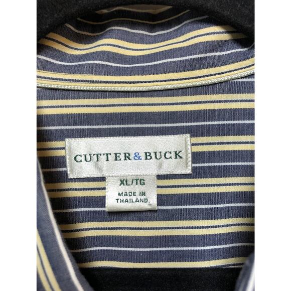 Auburn Tigers Cutter & Buck XL Stripe Long Sleeve Button Down Shirt - Picture 4 of 9